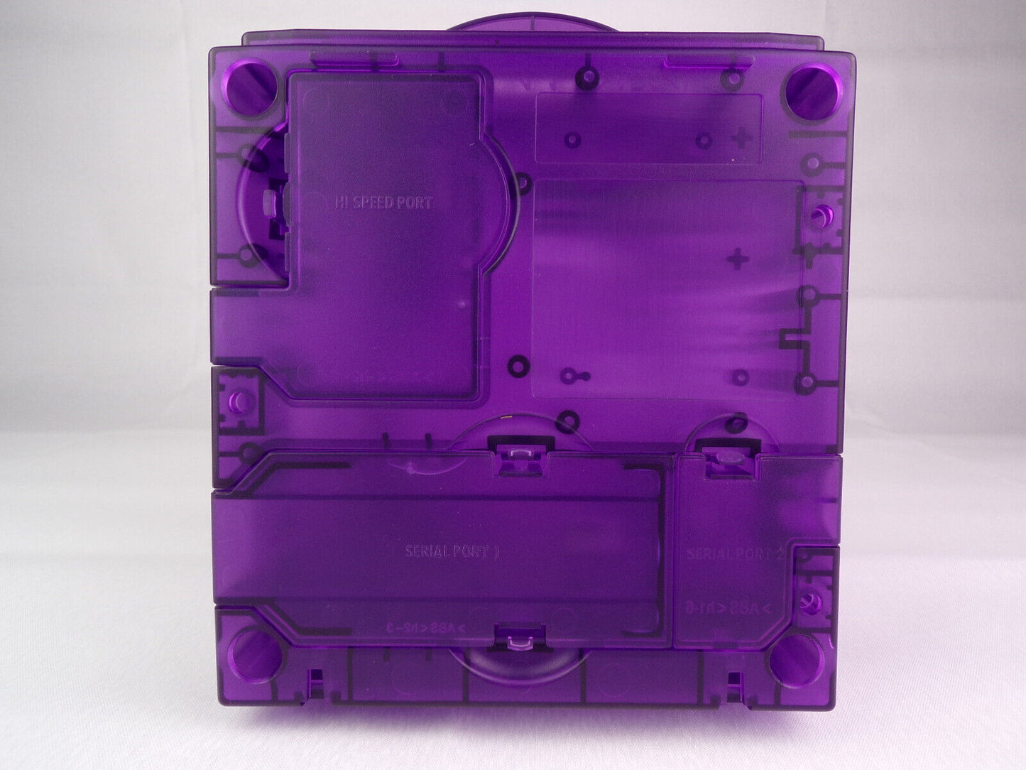 Gamecube Full Replacement Console Shell Housing Translucent Purple