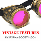 Dystopian apocalyptic goggles