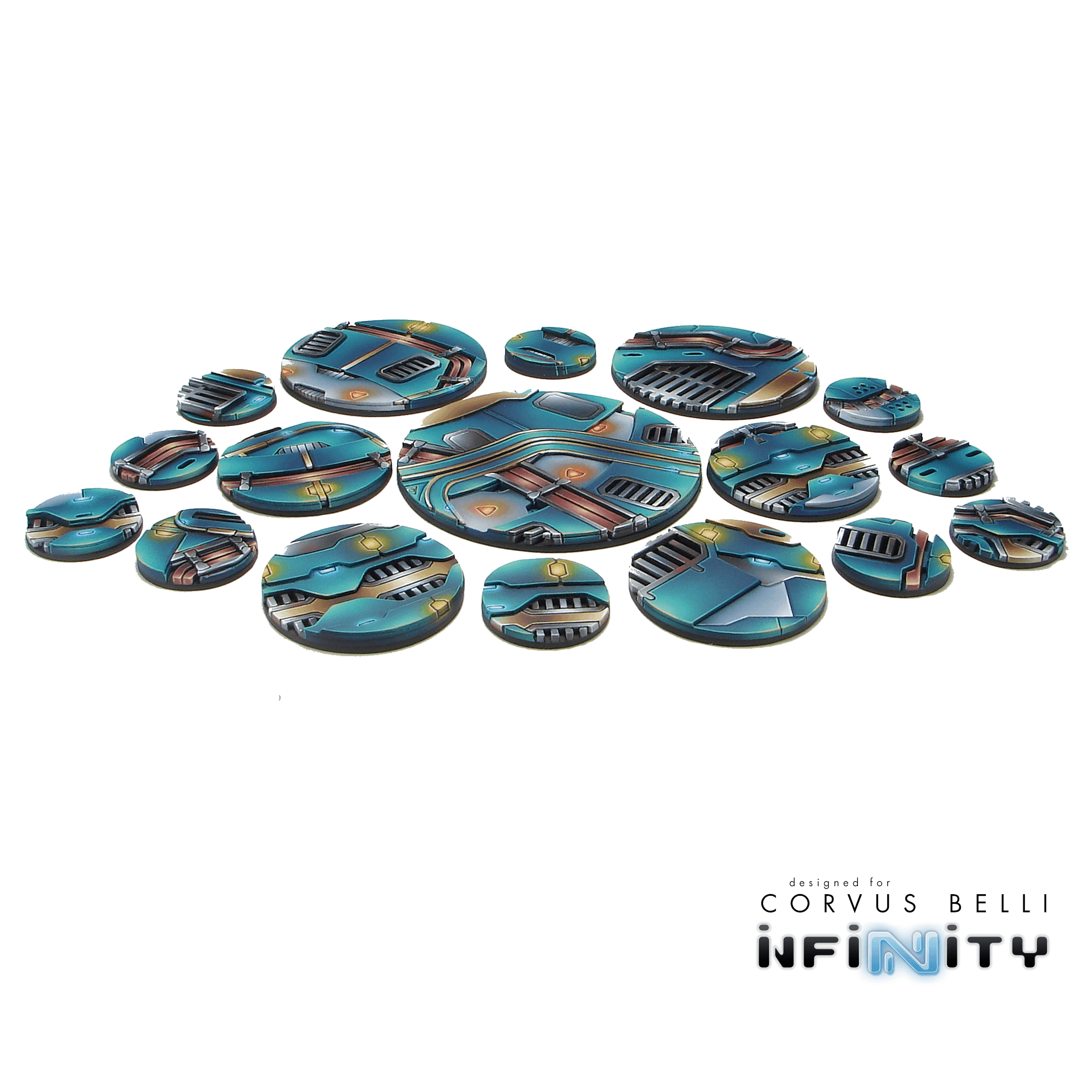 Daedalus Bases - Full Set (16)
