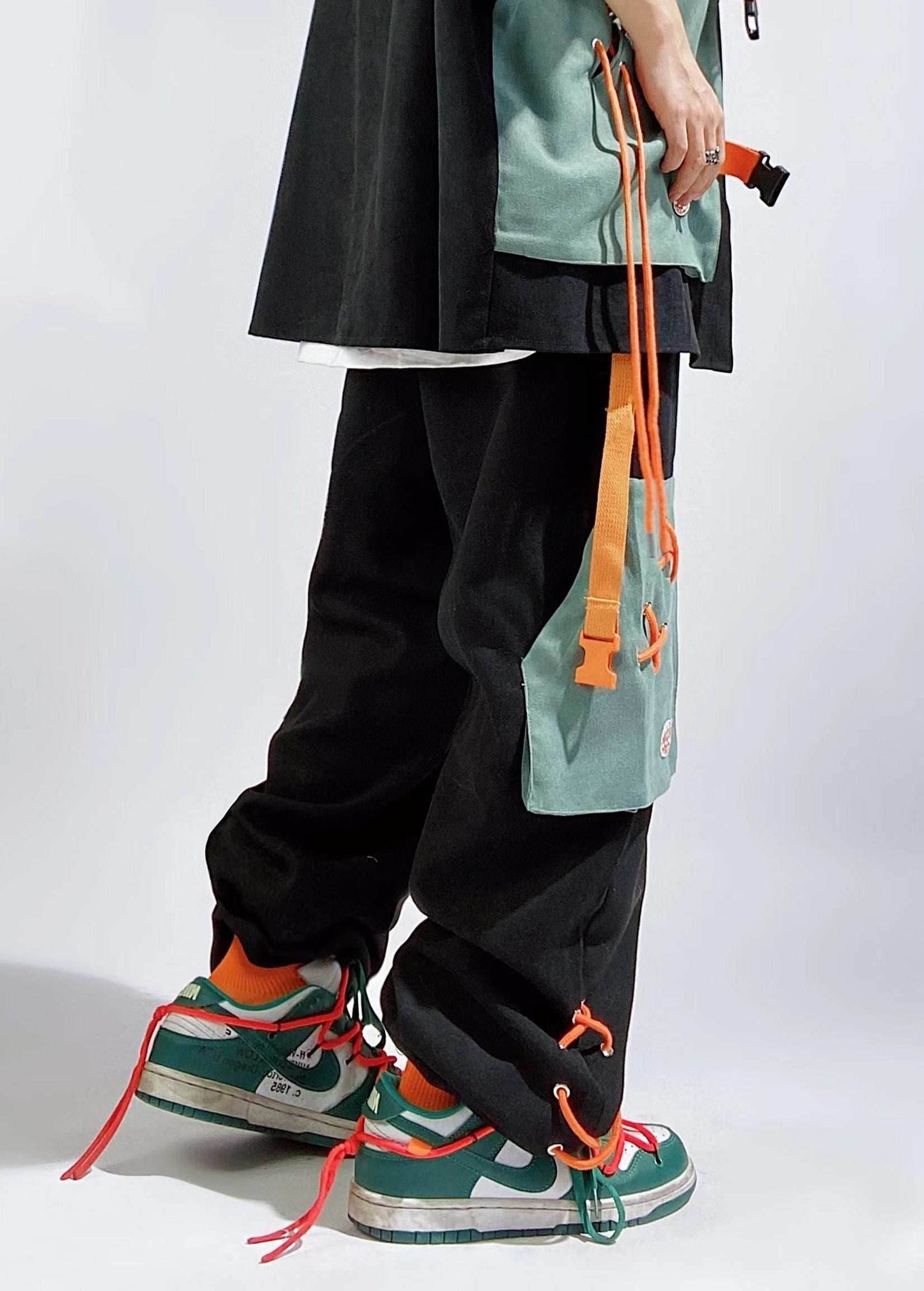 YEP5 UUC Laced Pants - Black / S