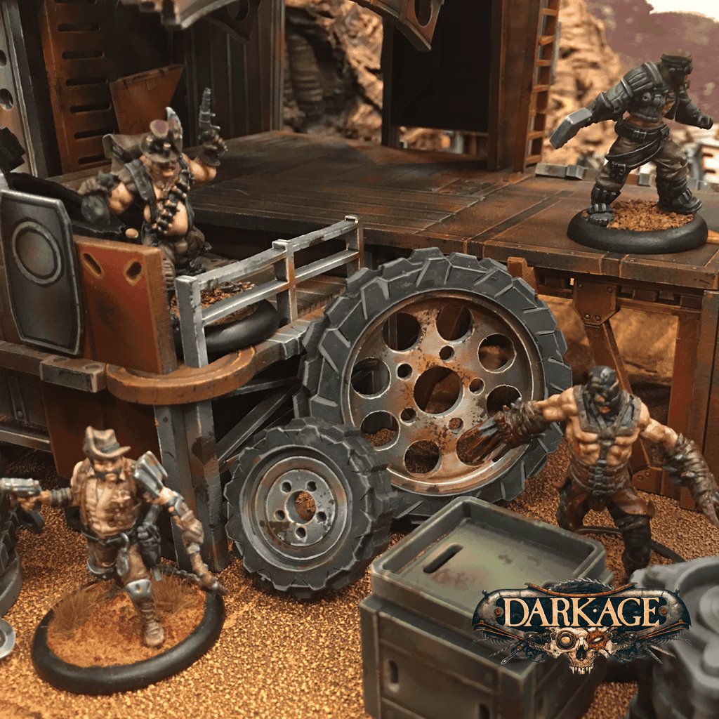 Dark Age Scavenged Tires - 