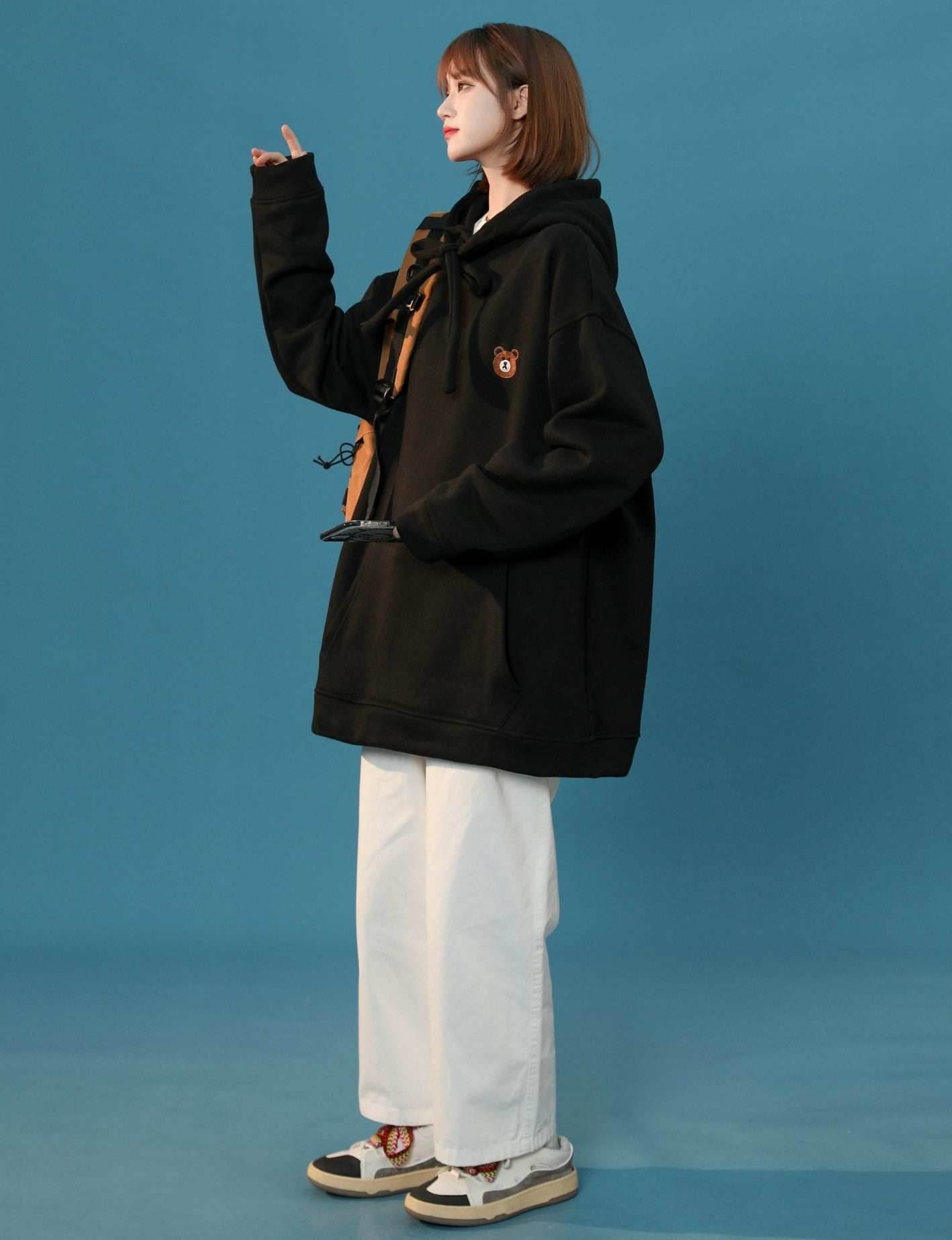 Women's Classic Teddy Hoodie - Apricot / S