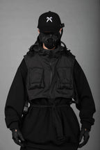 HiH34 Black Tech Guard Hoodie - Black / M