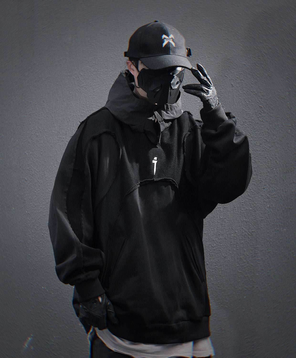 HiH56 Black NX Hoodie - M