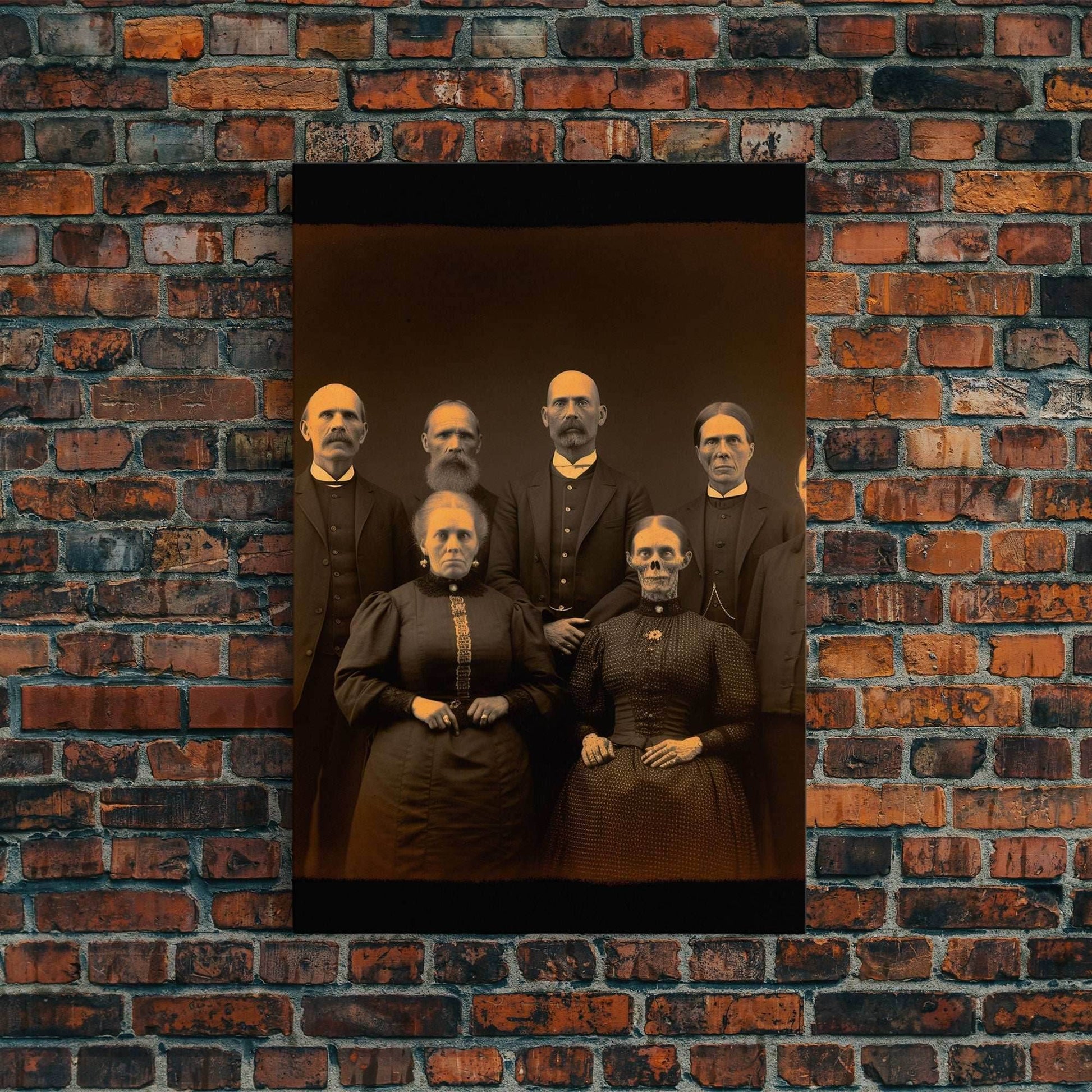 Halloween Wall Art, Spooky Room Decor, Horror Decor, Creepy Art, Ghost Art, Dark Fantasy, Canvas Print, Wall Art, Vertical Print, Room Decor - 8x12 Inches / Gallery Wrap Canvas - Ready To Hang