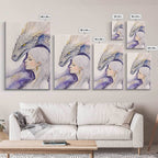 Dragon Painting Canvas Print, Dragon Art, Fantasy Art, Fantasy Painting Wall Art, Girl and Her Dragon, Dragon Girl - 8x12 Inches / Gallery Wrap Canvas - Ready To Hang
