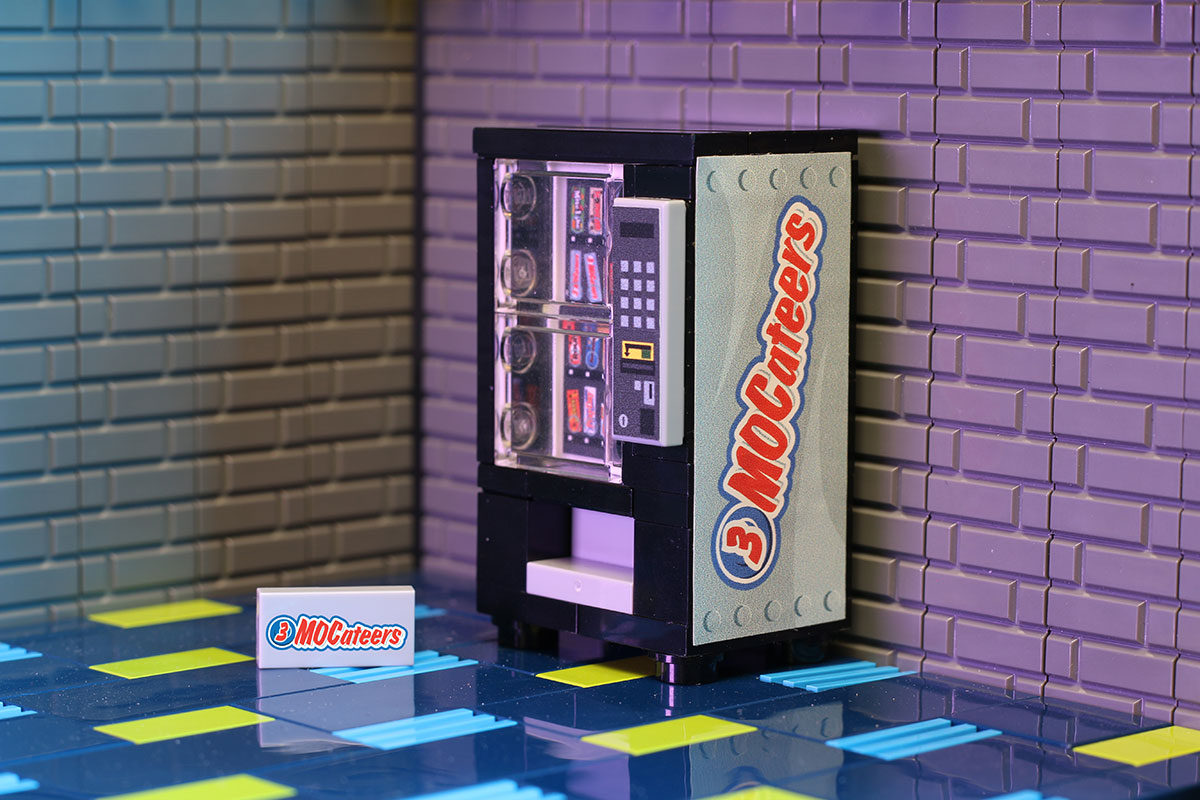 3 MOCateers - B3 Customs® Candy Bar Vending Machine made using LEGO parts