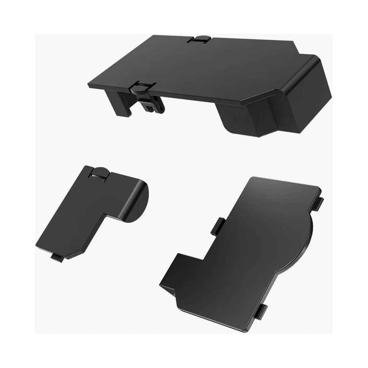 3 Piece Port Covers - Black For Nintendo GameCube®