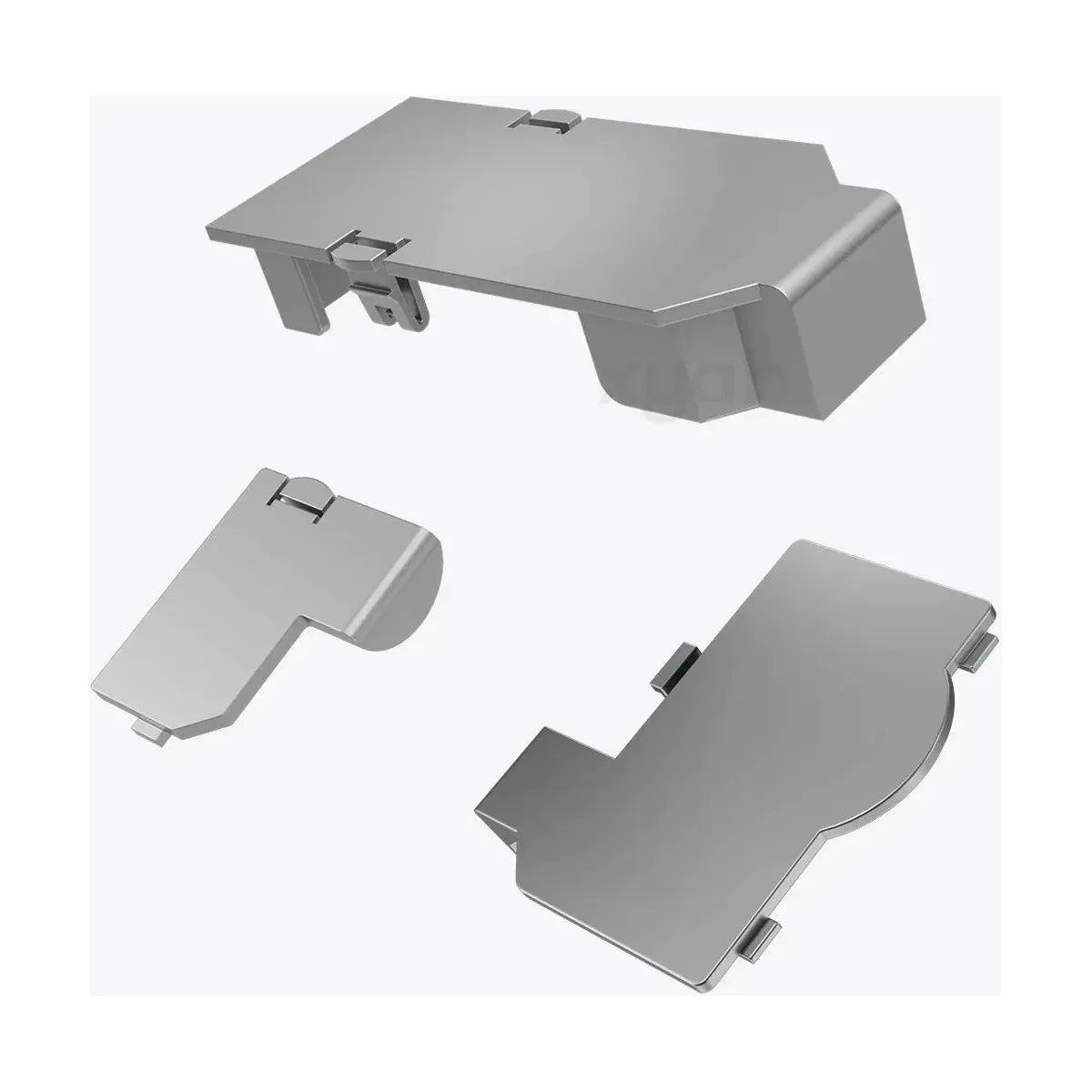 3 Piece Port Covers - Silver For Nintendo GameCube®