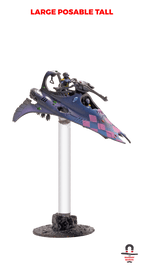 3 Sets Large Posable Magnetic Flight Stands
