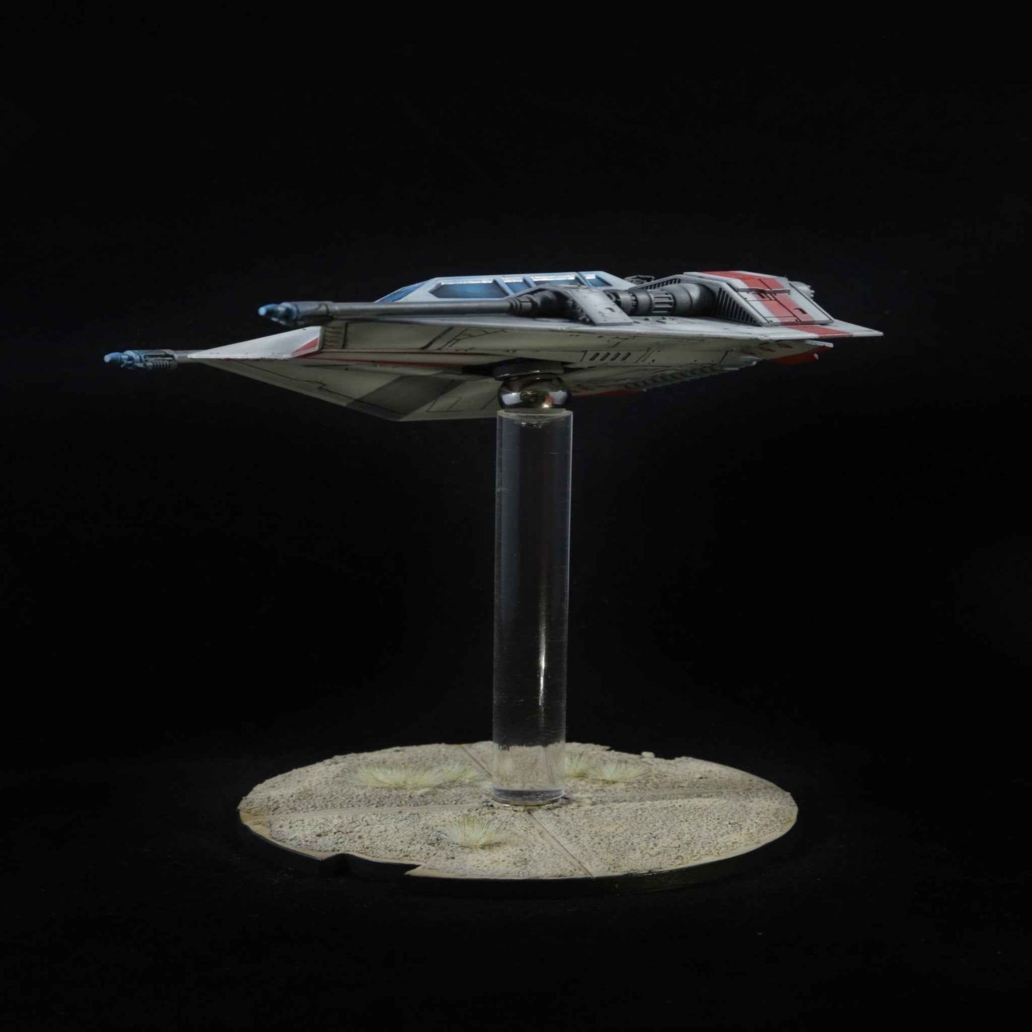 3 Sets Large Posable Magnetic Flight Stands Snowspeeder Fluttercraft Compatible - Tal