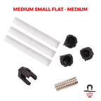 3 Sets Medium Small Flat Magnetic Flight Stands