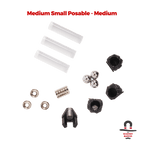 3 Sets Medium Small Posable Magnetic Flight Stands