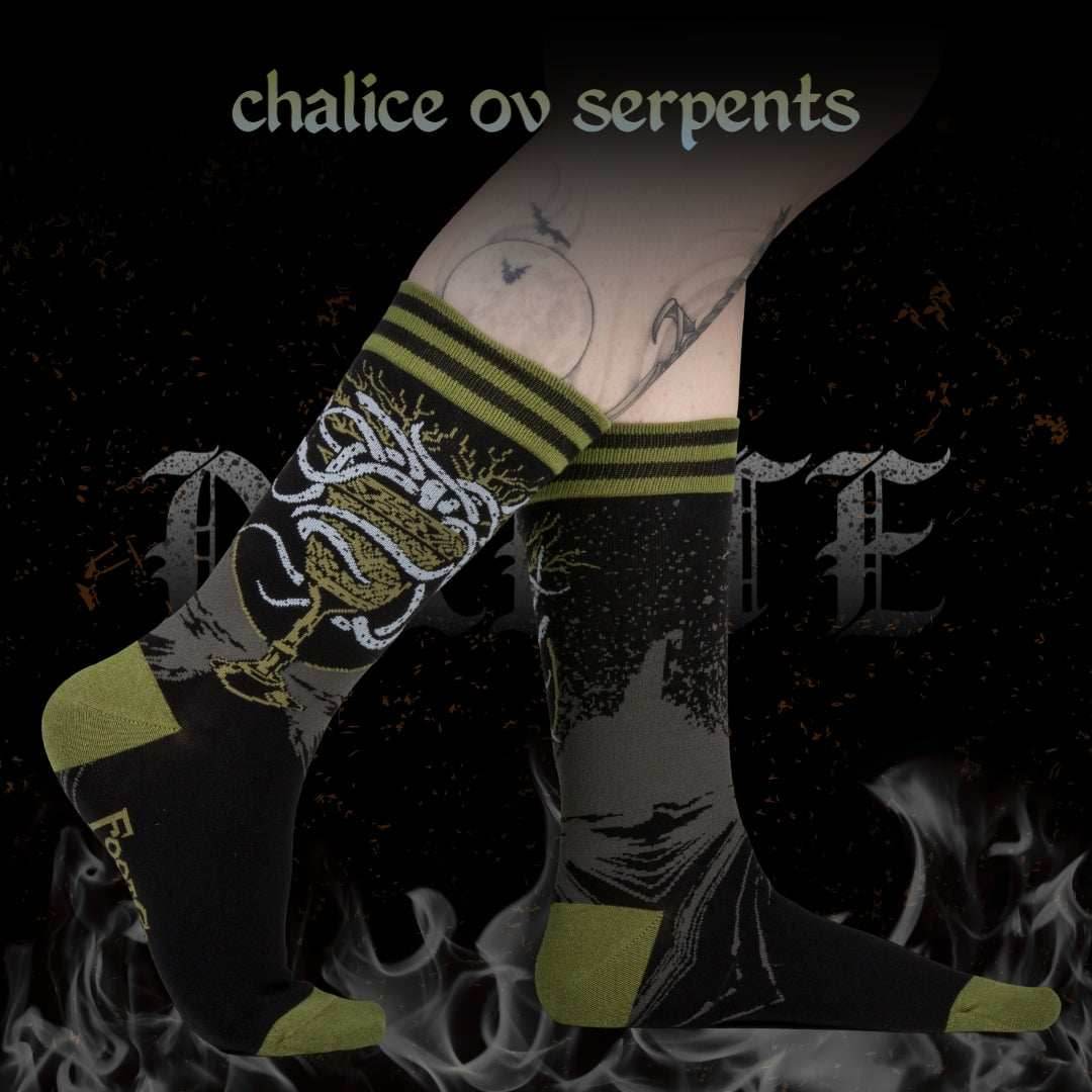 Chalice ov Serpents Crew Socks - 