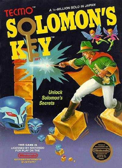 Solomon's Key (Nintendo NES) - Game Manual Only