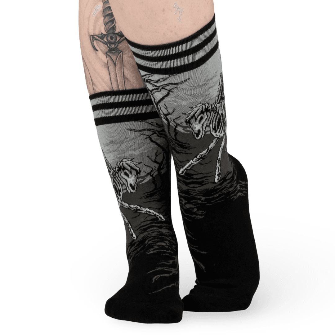 Death on a Pale Horse Crew Socks - 