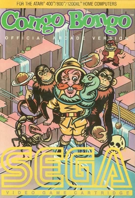 Congo Bongo (Atari 400/800/1200) - Game Manual Only