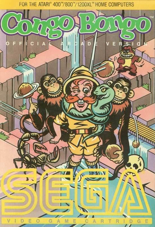 Congo Bongo (Atari 400/800/1200) - Game Manual Only