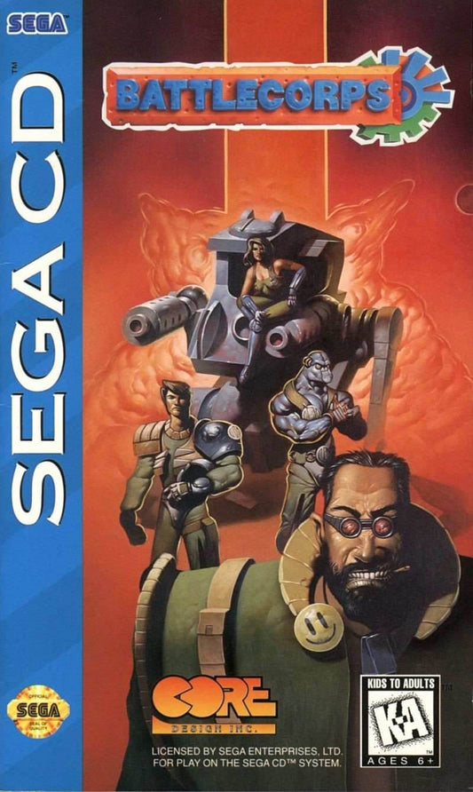 Battlecorps (Sega CD) - Game Manual Only