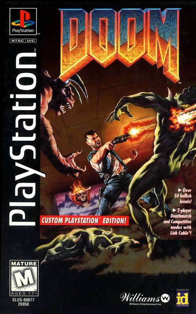DOOM [Long Box] (Playstation) - Game Manual Only