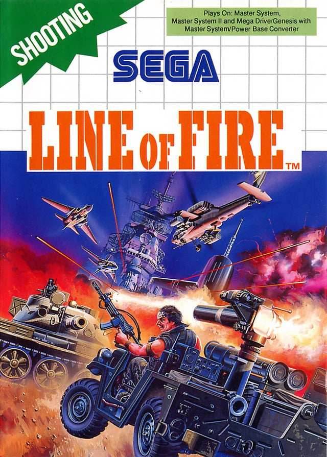 Line of Fire (Sega Master System) - Game Manual Only
