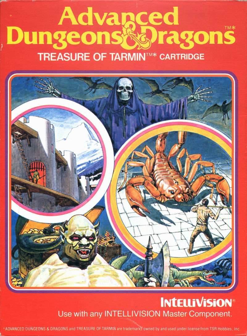 Advanced Dungeons & Dragons: Treasure of Tarmin (Intellivision) - Game Manual Only