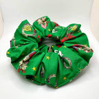 Green Grinch and Cindy Christmas Scrunchie - 