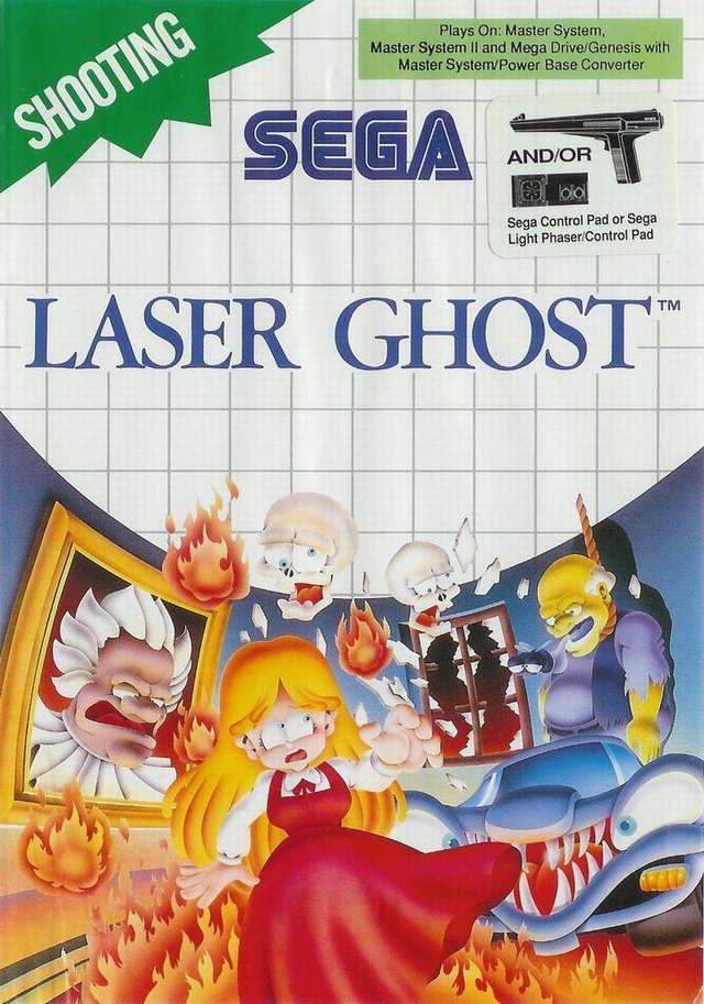 Laser Ghost (Sega Master System) - Game Manual Only