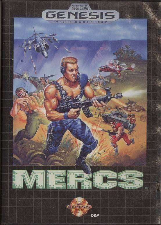 Mercs (Sega Genesis) - Game Manual Only