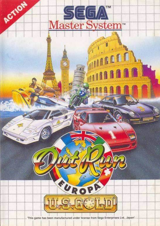 Outrun Europa (Sega Master System) - Game Manual Only