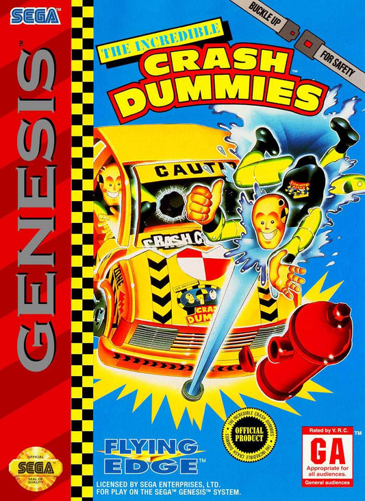 The Incredible Crash Dummies (Sega Genesis) - Game Manual Only