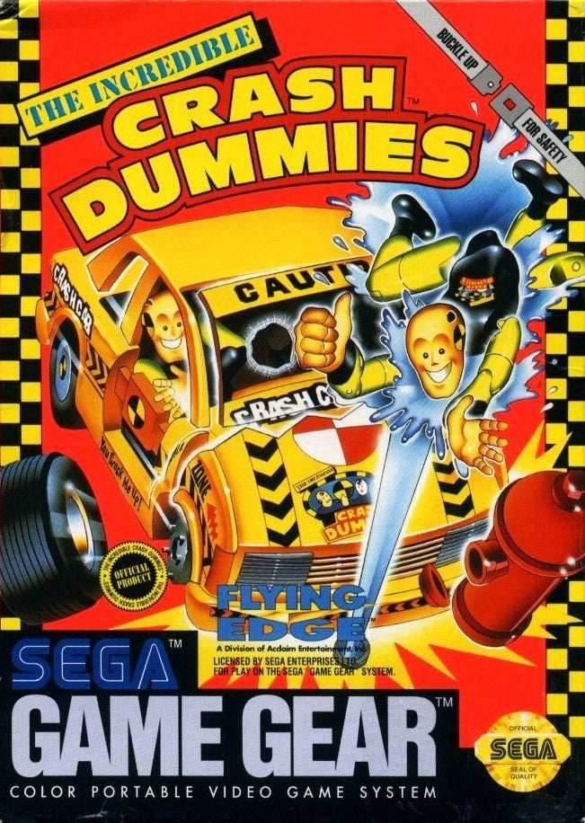 The Incredible Crash Dummies (Sega Game Gear) - Game Manual Only