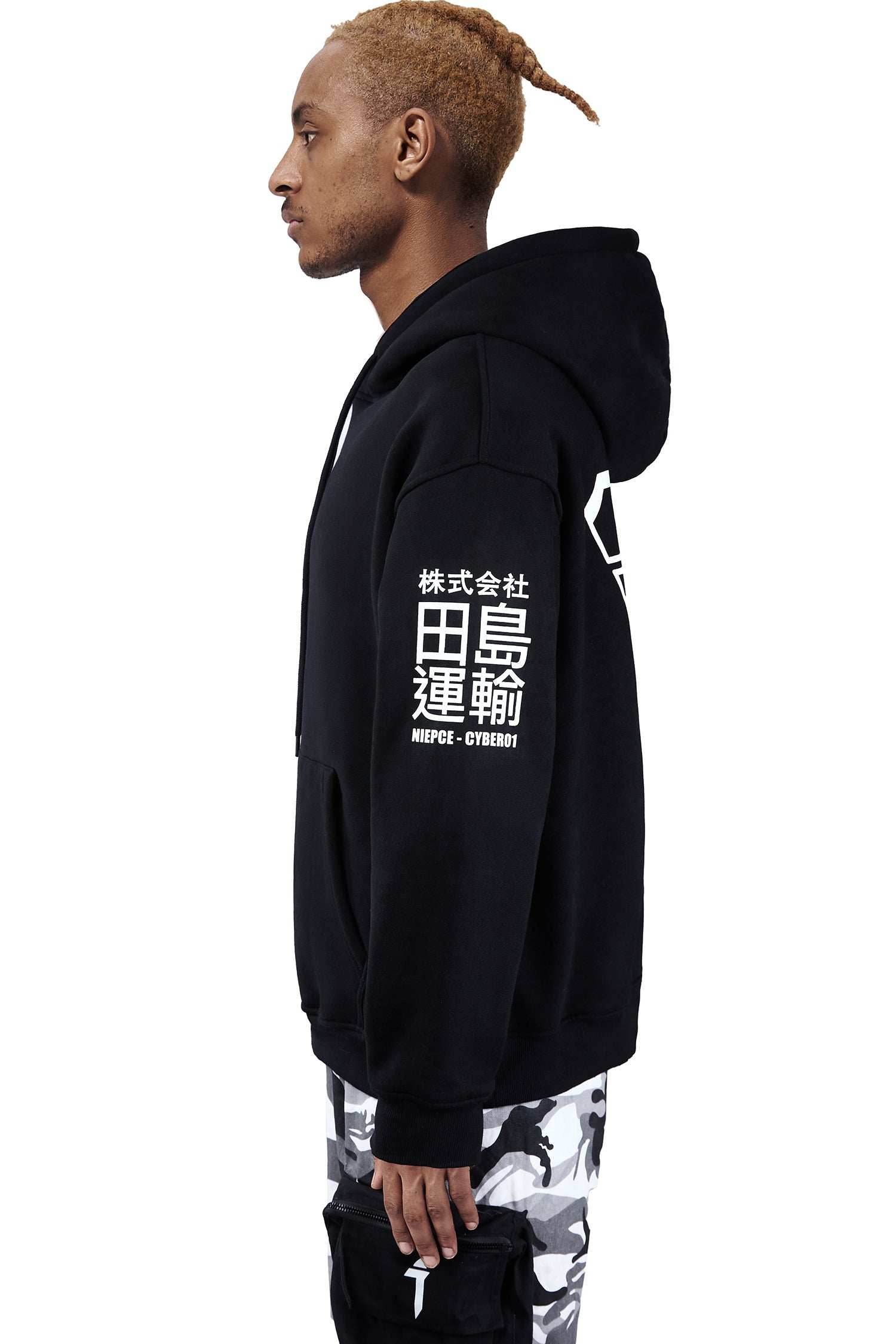 MHH1 Black Niepce Cyber01 Hoodie - Black / M