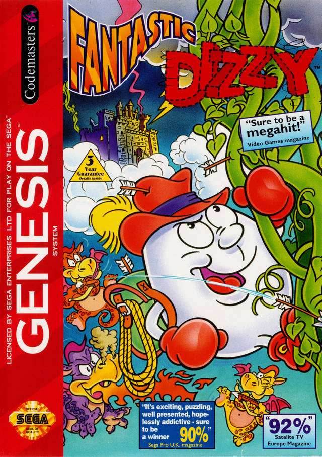 Fantastic Dizzy (Sega Genesis) - Game Manual Only