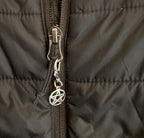 Witchy Pentacle Zipper Pull Bag Charm Keychain