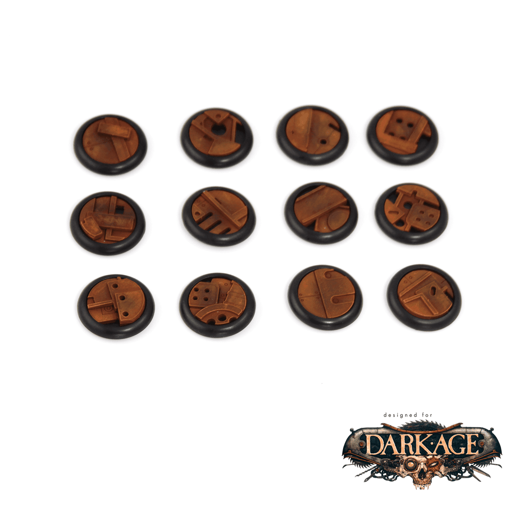 Dark Age Scrounger Base Inserts - 30mm (12)