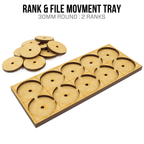 30mm Circle Movement Trays - 2 / 5 / Pre-Cut Magnet slots