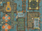 30x22" Double-Sided 'Industrial' + 'Underforge' F.A.T. Mat Battle Gaming Mat
