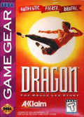 Dragon: the Bruce Lee Story (Sega Game Gear) - Game Manual Only