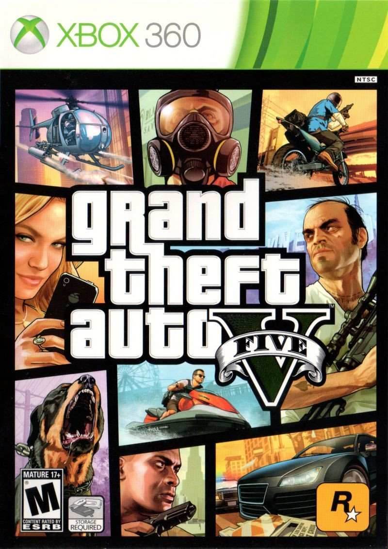 Grand Theft Auto V (Xbox 360) - Game Manual Only