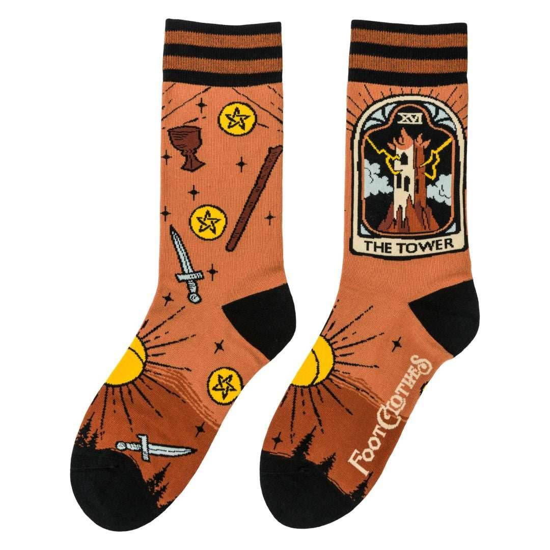 The Tower Tarot Nouveau Crew Socks - 