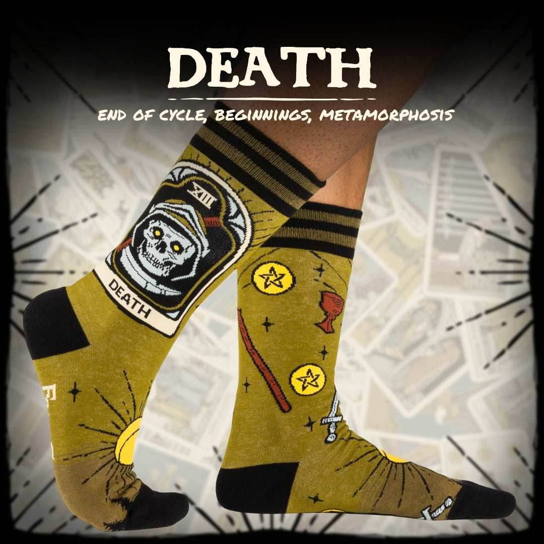 Death Tarot Nouveau Crew Socks - 