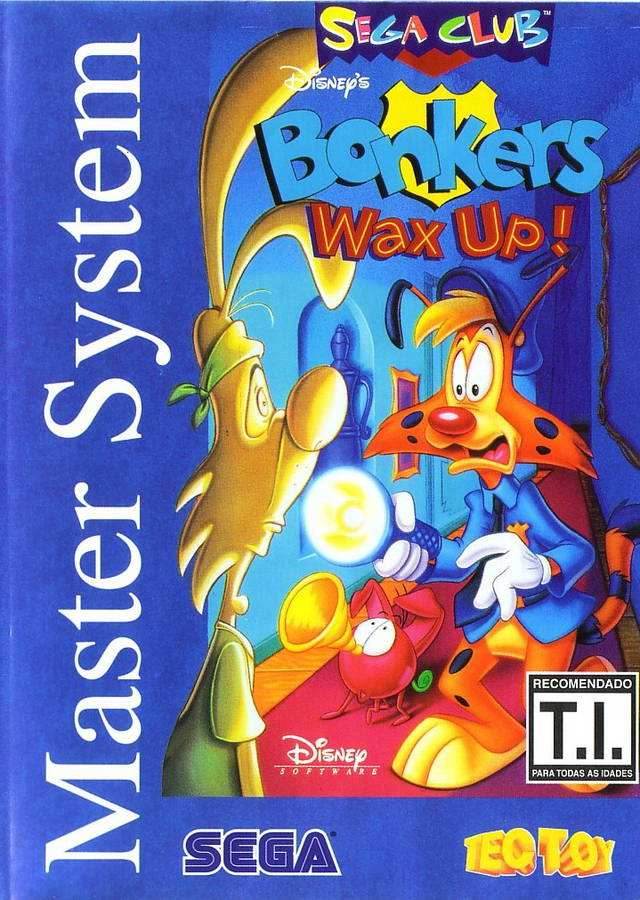 Bonkers Wax Up! (Sega Master System) - Game Manual Only