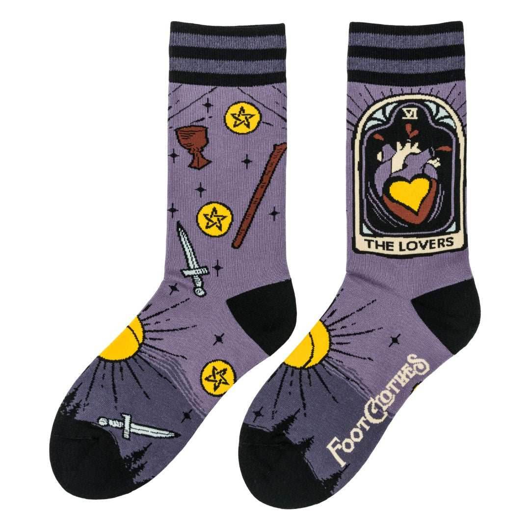 The Lovers Tarot Nouveau Crew Socks - 