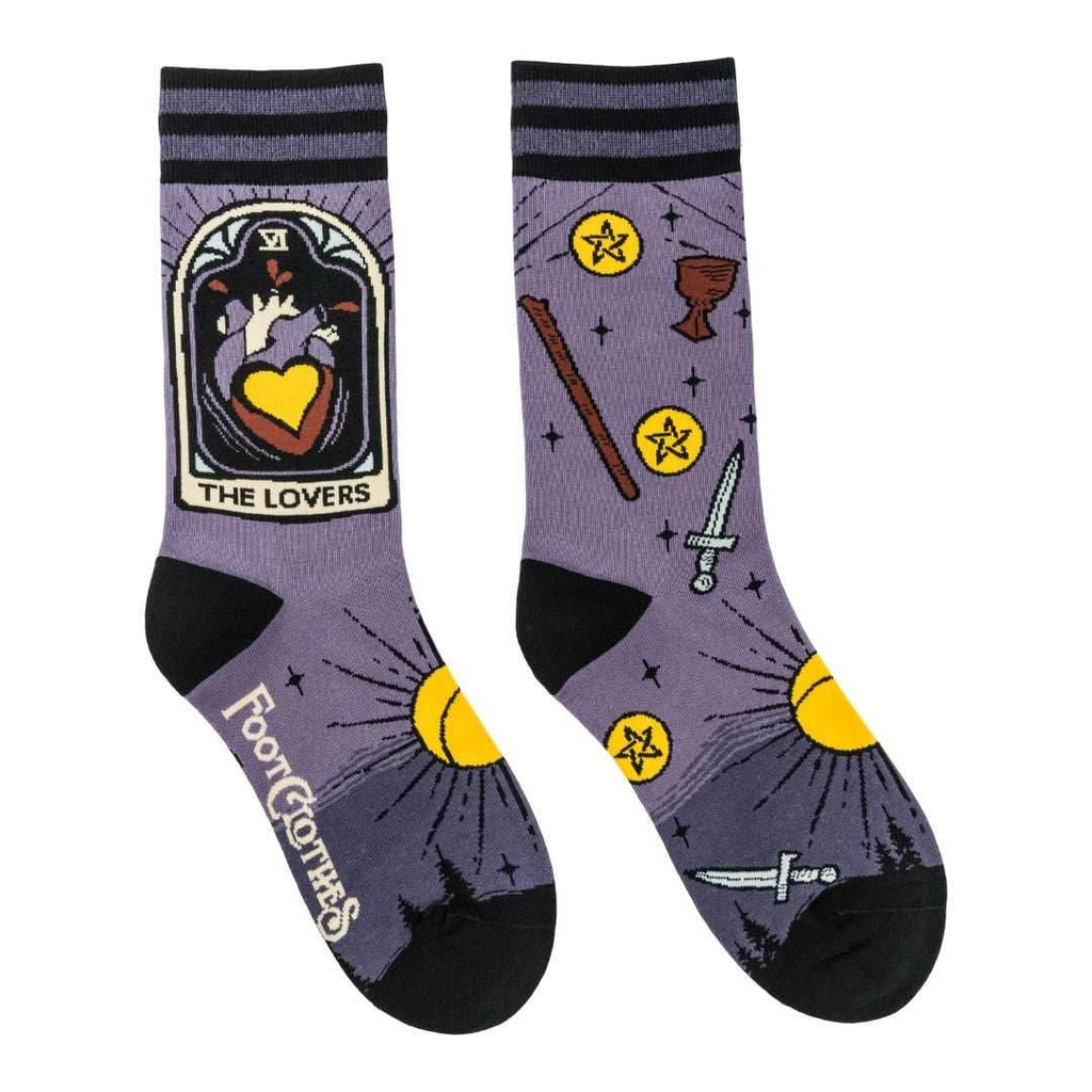 The Lovers Tarot Nouveau Crew Socks - 