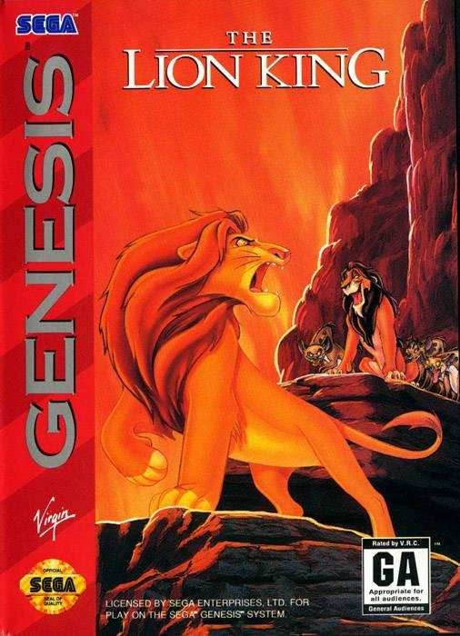 The Lion King (Sega Genesis) - Game Manual Only