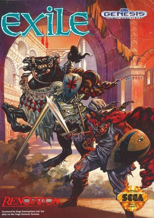 Exile (Sega Genesis) - Game Manual Only