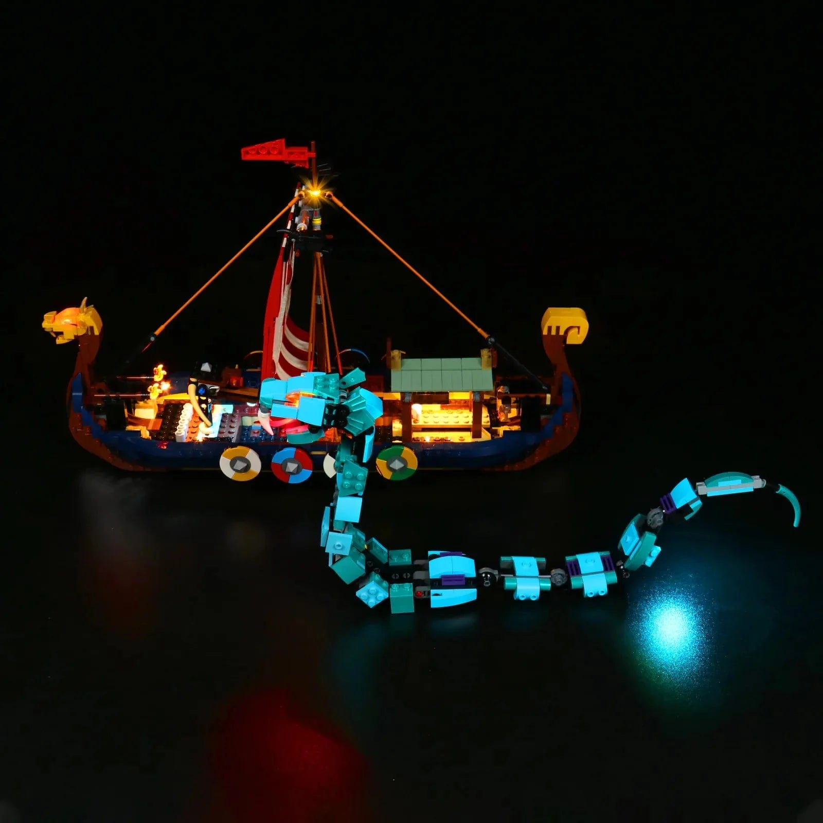 LEGO Viking Ship and the Midgard Serpent #31132 Light Kit