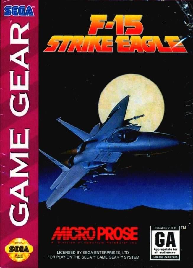 F-15 Strike Eagle (Sega Game Gear) - Game Manual Only