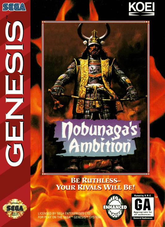 Nobunaga's Ambition (Sega Genesis) - Game Manual Only